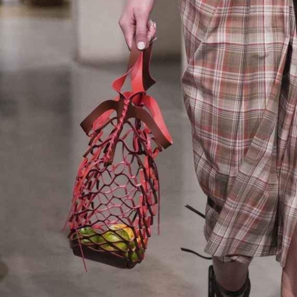 Decke Eudon Choi Mavika Bag Tote Rare Leather Red NWT With Dustbag - Picture 4 of 9